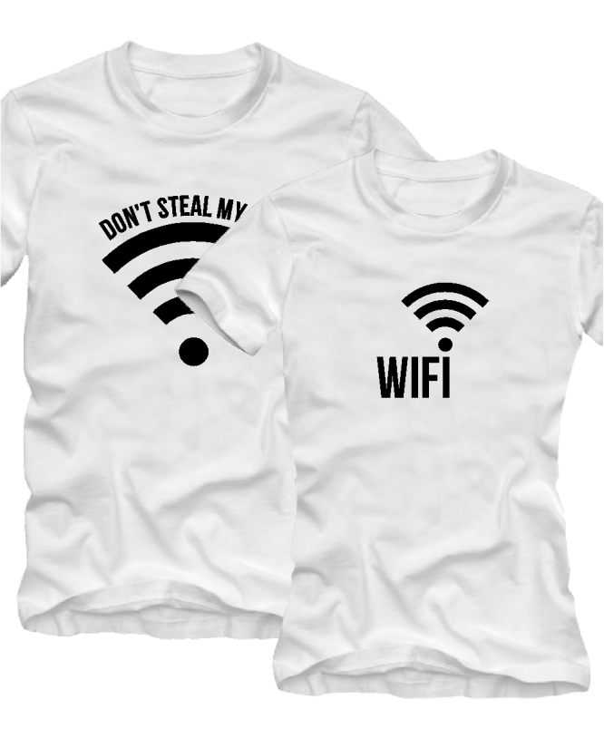 Marškinėliai Poroms Wifi